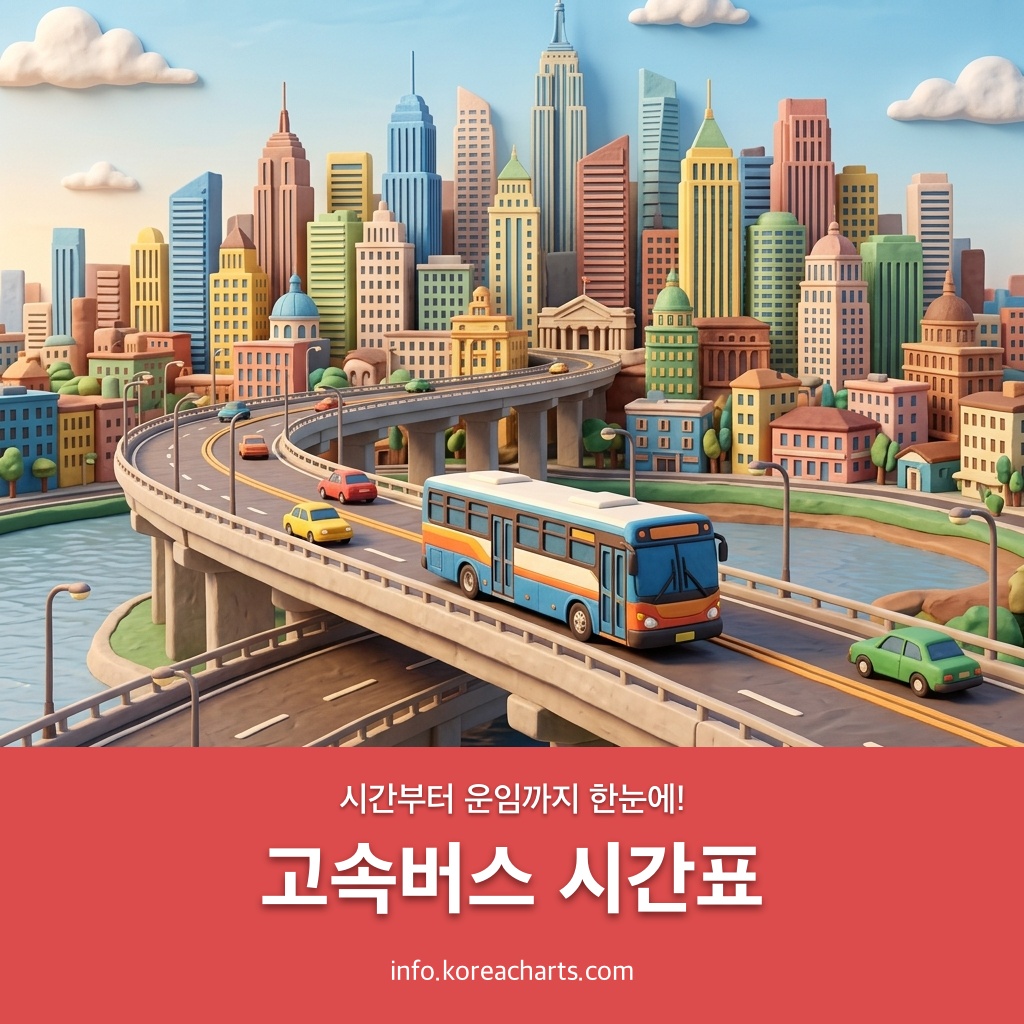 동서울→속초 고속버스 시간표 — 요금·소요시간
