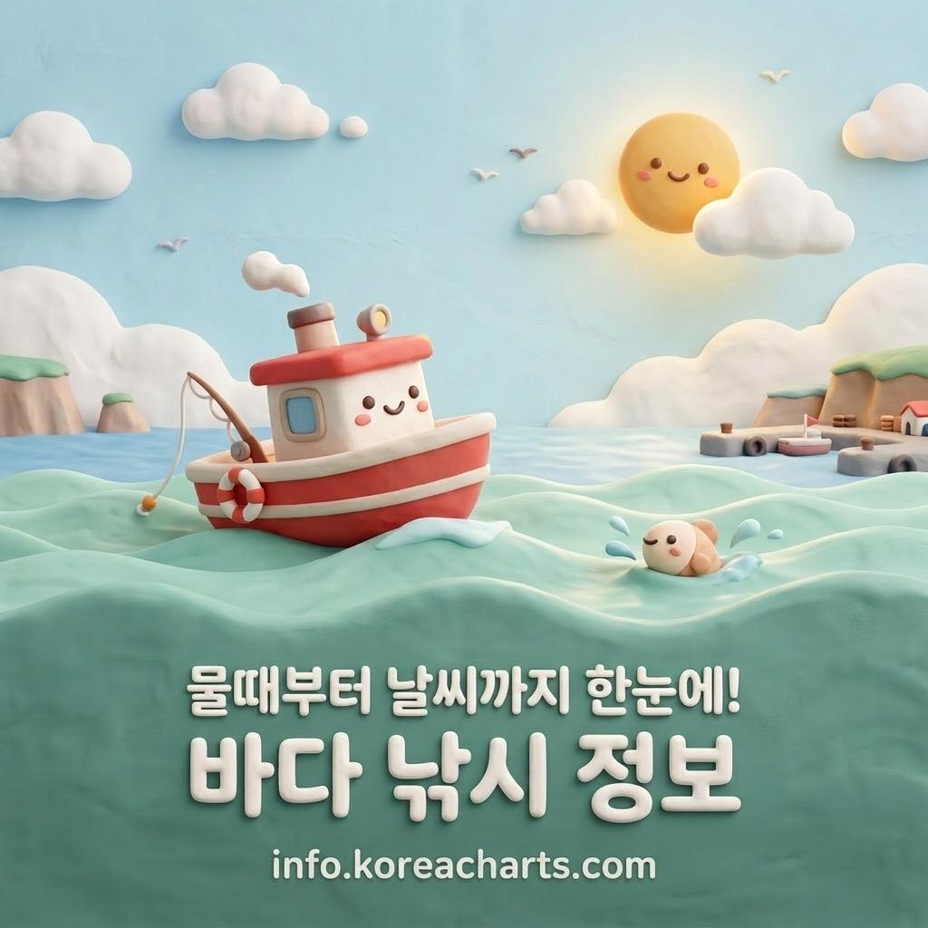 바다 낚시 정보