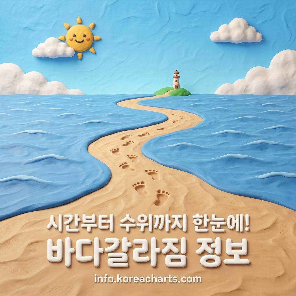 바다갈라짐 정보