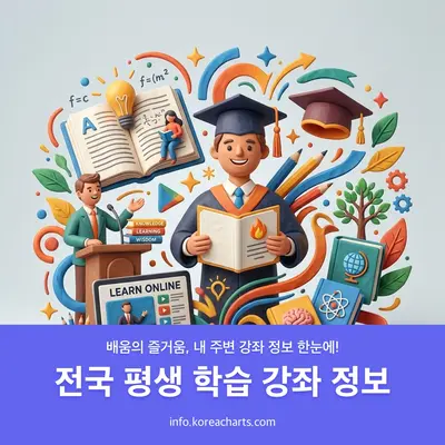 전국 평생 학습 강좌 정보